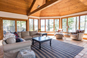 Blueberry Pines - Fabulous cottage in a wooded setting with views of North Lake